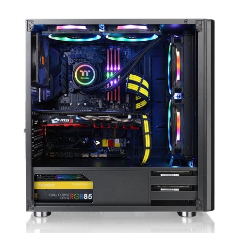 Obudowa V200 Szkło hartowane RGB Czarna Obudowa V200 Szkło hartowane RGB Czarna