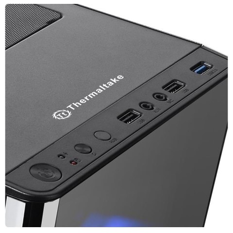 Obudowa V200 Szkło hartowane RGB Czarna Obudowa V200 Szkło hartowane RGB Czarna