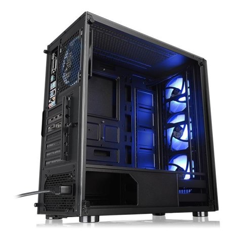 Obudowa V200 Szkło hartowane RGB Czarna Obudowa V200 Szkło hartowane RGB Czarna