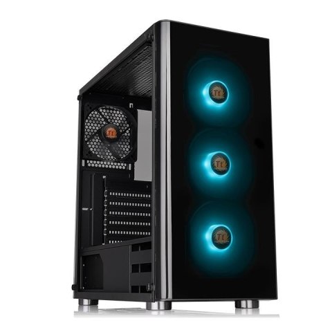 Obudowa V200 Szkło hartowane RGB Czarna Obudowa V200 Szkło hartowane RGB Czarna