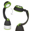 Lampa LED 3w1 latarka kempingowa biurkowa funkcja powerbanku MCE298