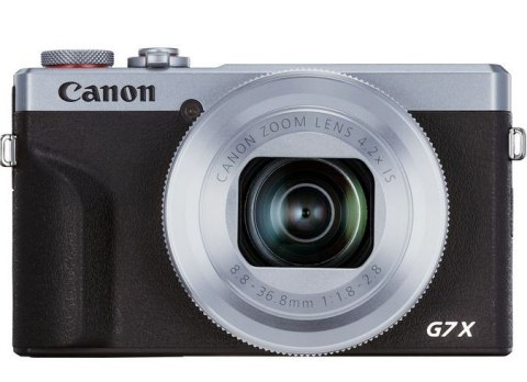 Aparat PowerShot G7X Mark III srebrny 3638C002 Aparat PowerShot G7X Mark III srebrny 3638C002