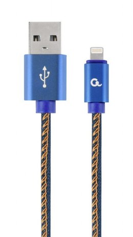 Kabel USB 8 pin premium jeans 2 m