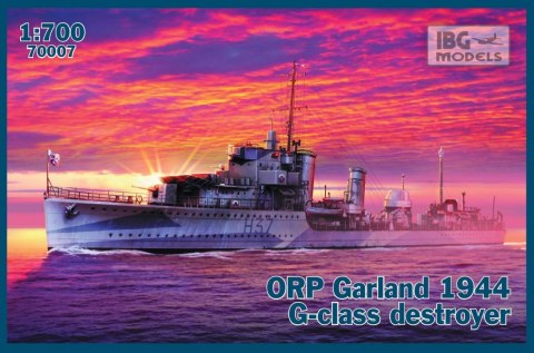Model plastikowy ORP Garland 1944 G-class Niszczyciel Model plastikowy ORP Garland 1944 G-class Niszczyciel