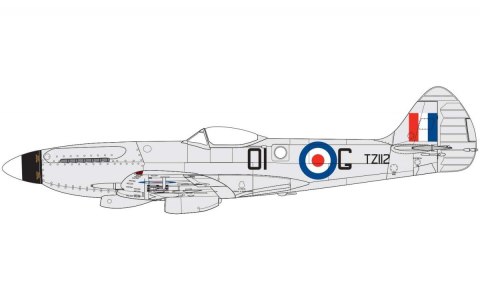 Model plastikowy Supermarine Spitfire XIV Model plastikowy Supermarine Spitfire XIV