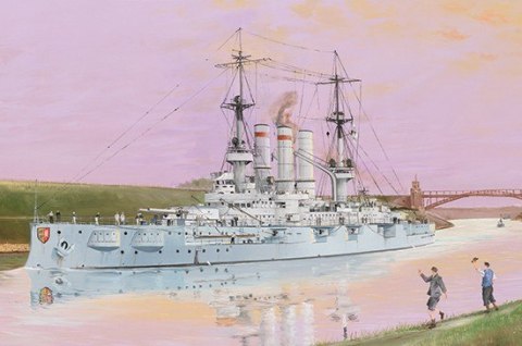 Model plastikowy okręt Schleswig-Holstein 1908 Model plastikowy okręt Schleswig-Holstein 1908