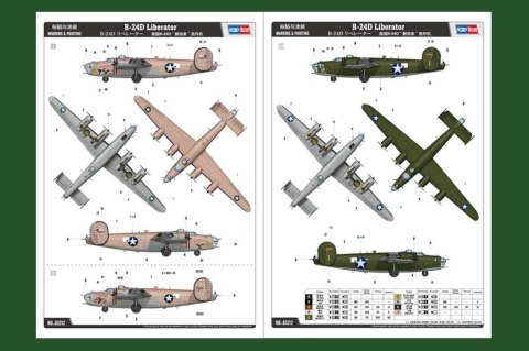 Model plastikowy US B-24D Liberator Model plastikowy US B-24D Liberator