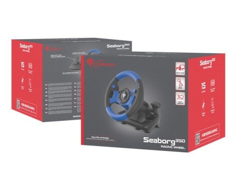 Kierownica Seaborg 350 PC/PS3/PS4/XONE/X360/NSWITCH Kierownica Seaborg 350 PC/PS3/PS4/XONE/X360/NSWITCH