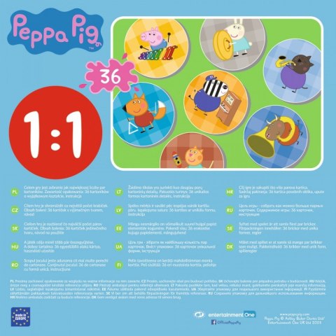 Gra Memos Świnka Peppa Gra Memos Świnka Peppa