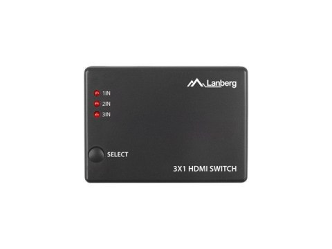 Switch video 3 x HDMI + port micro USB Czarny Switch video 3 x HDMI + port micro USB Czarny