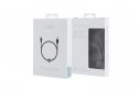 CB-AM1 kabel micro USB - USB-A 1,2m Quick Charge nylonowy oplot czarno-biały