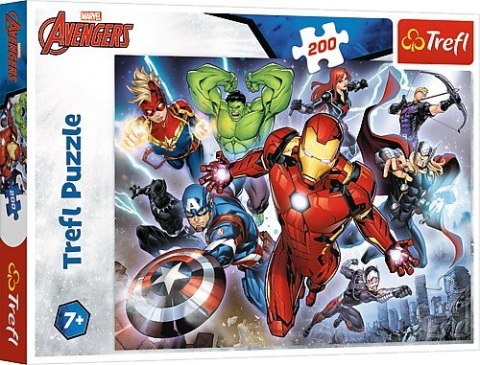 Puzzle 200 elementów Waleczni Avengersi Puzzle 200 elementów Waleczni Avengersi
