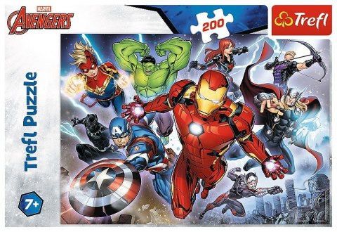 Puzzle 200 elementów Waleczni Avengersi Puzzle 200 elementów Waleczni Avengersi