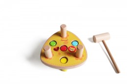 Młoteczek przebijanka drewniana Kolorowa