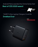 PA-B3 Omnia GaN ładowarka sieciowa 2xUSB Power Delivery (1xUSB A+1xUSB C) 65W 5.4A PA-B3 Omnia GaN ładowarka sieciowa 2xUSB Power Delivery (1xUSB A+1xUSB C) 65W 5.4A