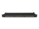 Patchpanel 24 port 1U KAT7 EK. PPS7-1024-B Czarny