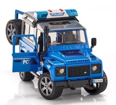 Pojazd Land Rover Defender Policja z przyczepą Pojazd Land Rover Defender Policja z przyczepą
