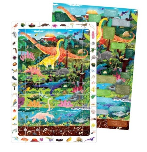 Puzzle obserwacyjne Dinozaury Puzzle obserwacyjne Dinozaury