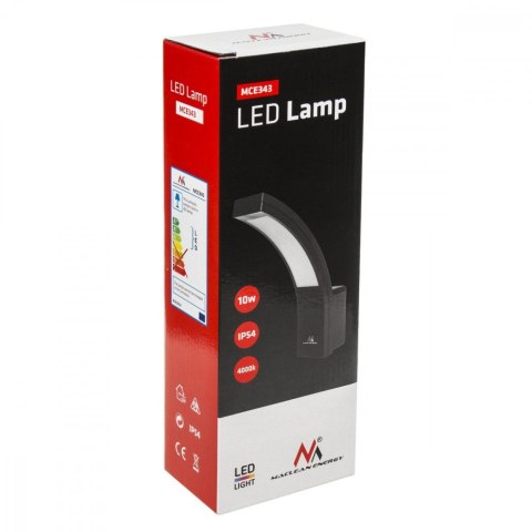Lampa Ścienna Elewacyjna LED 10W MCE343 B Lampa Ścienna Elewacyjna LED 10W MCE343 B