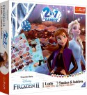 Gra 2w1 Chinczyk Węże i drabiny Frozen 2