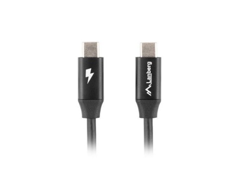 Kabel USB-C M/M 2.0 CA-CMCM-40CU-0005-BK Czarny 0.5m Kabel USB-C M/M 2.0 CA-CMCM-40CU-0005-BK Czarny 0.5m