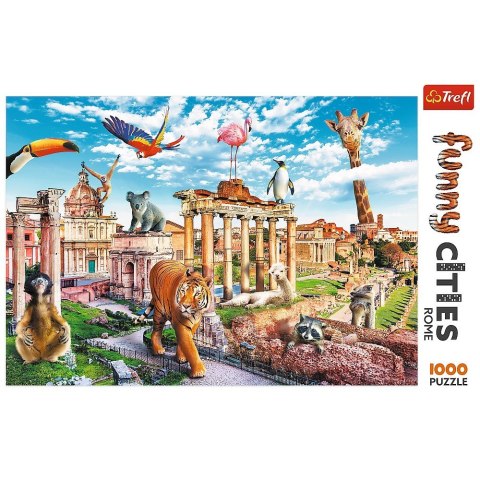 Puzzle 1000 elementów Funny Cities Dziki Rzym Puzzle 1000 elementów Funny Cities Dziki Rzym