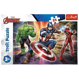 Puzzle 24 elementy MAXI W świecie Avengersów