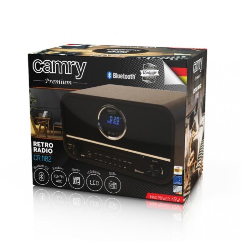 Radio retro CR1182 DAB+ USB BT Radio retro CR1182 DAB+ USB BT