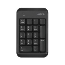 Klawiatura numeryczna Bluetooth v5.1 czarna