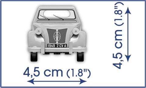 Klocki Citroen 2CV Typ A 1949 Klocki Citroen 2CV Typ A 1949
