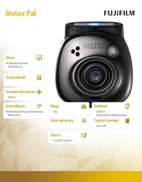 Aparat Instax Pal metal