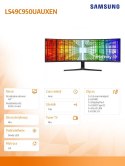 Monitor 49 cali ViewFinity S95UC VA 5120x1440 DQHD 32:9 2xHDMI 1xDP 1xUSB-C (90W) 3xUSB 3.0 LAN 5ms PinP/PbyP 120Hz HAS gł. zakr Monitor 49 cali ViewFinity S95UC VA 5120x1440 DQHD 32:9 2xHDMI 1xDP 1xUSB-C (90W) 3xUSB 3.0 LAN 5ms PinP/PbyP 120Hz HAS gł. zakr