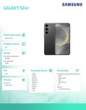 Smartfon Galaxy S24+ 5G 12/256GB czarny Smartfon Galaxy S24+ 5G 12/256GB czarny