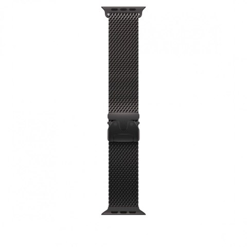 Bransoleta mediolańska z tytanu w kolorze czarnym do koperty 49 mm - rozmiar S Bransoleta mediolańska z tytanu w kolorze czarnym do koperty 49 mm - rozmiar S