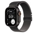 Bransoleta mediolańska z tytanu w kolorze czarnym do koperty 49 mm - rozmiar S