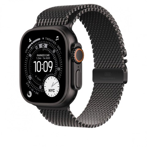 Bransoleta mediolańska z tytanu w kolorze czarnym do koperty 49 mm - rozmiar S Bransoleta mediolańska z tytanu w kolorze czarnym do koperty 49 mm - rozmiar S