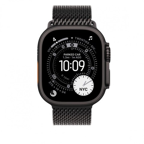 Bransoleta mediolańska z tytanu w kolorze czarnym do koperty 49 mm - rozmiar S Bransoleta mediolańska z tytanu w kolorze czarnym do koperty 49 mm - rozmiar S