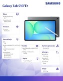 Tablet Galaxy Tab S10FE+ 13.1 cala Wifi 12/256GB szary