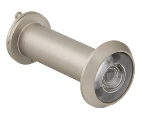 Wizjer drzwiowy z przesłoną 180 stopni 14mm 50-90mm mosiądz Wizjer drzwiowy z przesłoną 180 stopni 14mm 50-90mm mosiądz