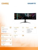Monitor 49 cali CO49DQ OLED Dual QHD 144Hz