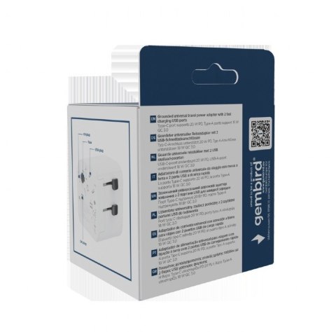 Adapter sieciowy uziemienie Uniwersalny 20W Adapter sieciowy uziemienie Uniwersalny 20W