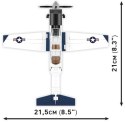 Klocki Samolot Beechcraft T-6 197 elementów