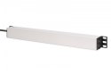 Listwa zasilająca PDU Rack 19", 9 gniazd Schuko CEE 7/3 (45°), kabel 2m wtyk IEC C20, 16A, aluminiowa
