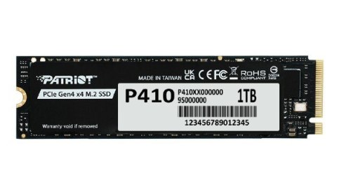 Dysk SSD 1TB P410 PCIe M.2 Gen4 x4 NVMe 1.4 2280 5000/4500MB/s Dysk SSD 1TB P410 PCIe M.2 Gen4 x4 NVMe 1.4 2280 5000/4500MB/s