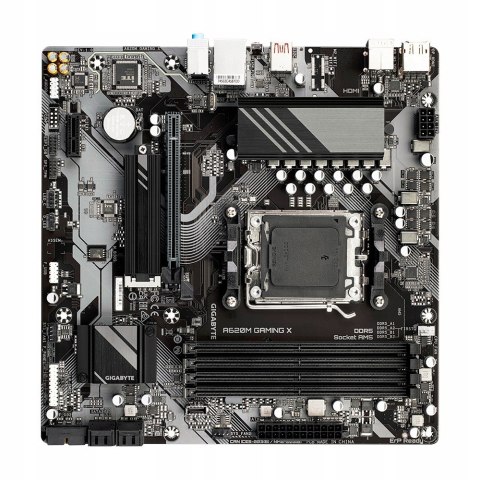 GIGABYTE Płyta główna A620M GAMING X AM5 4DDR5 HDMI/DP M.2 mATX GIGABYTE Płyta główna A620M GAMING X AM5 4DDR5 HDMI/DP M.2 mATX