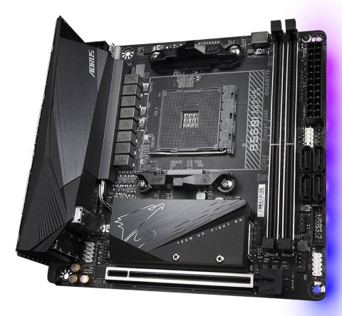 GIGABYTE Płyta główna B550I AORUS PRO AX AM4 2DDR4 HDMI/DP mITX GIGABYTE Płyta główna B550I AORUS PRO AX AM4 2DDR4 HDMI/DP mITX