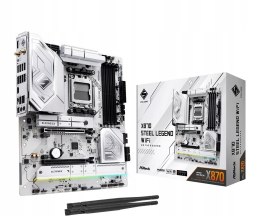 ASROCK Płyta główna X870 STEEL LEGEND WIFI AM5 4DDR5 M.2 ATX