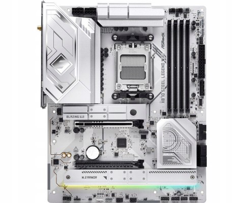 ASROCK Płyta główna X870 STEEL LEGEND WIFI AM5 4DDR5 M.2 ATX ASROCK Płyta główna X870 STEEL LEGEND WIFI AM5 4DDR5 M.2 ATX