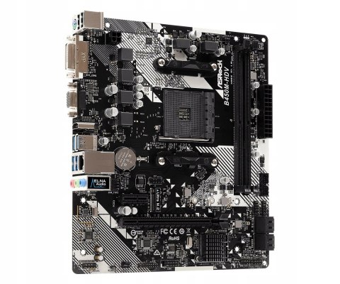 ASROCK Płyta główna B450M-HDV R4.0 AM4 2DDR4 VGA/DVI/HDMI/M.2 uATX ASROCK Płyta główna B450M-HDV R4.0 AM4 2DDR4 VGA/DVI/HDMI/M.2 uATX