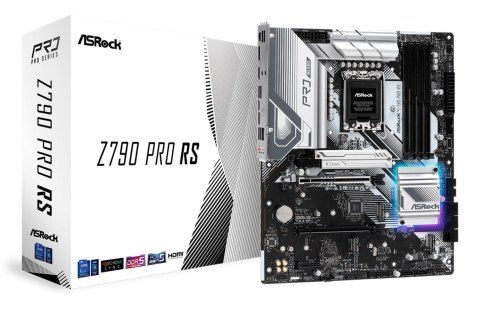 ASROCK Płyta główna Z790 PRO RS s1700 4DDR5 HDMI/DP M.2 ATX ASROCK Płyta główna Z790 PRO RS s1700 4DDR5 HDMI/DP M.2 ATX